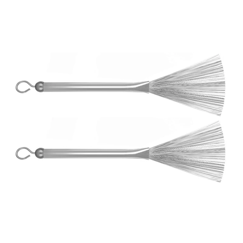 

7 Pair Drum Sticks Set Include Nylon Drum Sticks,Metal Drum Sticks,Retractable Drum Wire Brushes Rod Drum Stick With Bag