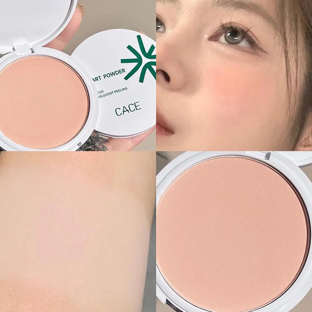 Пудра для лица прозрачная белая матовая компактная