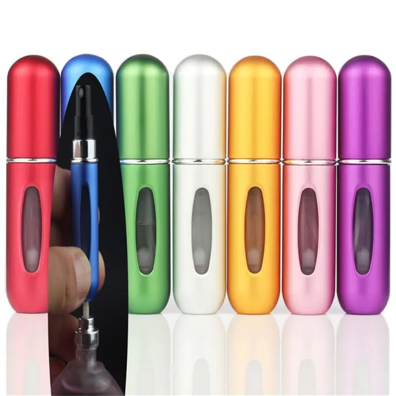 

5ml Mini Refill Bottle Portable For Perfume Refillable Spray Jar Scent Pump Cosmetic Containers Atomizer For Travel Accessories