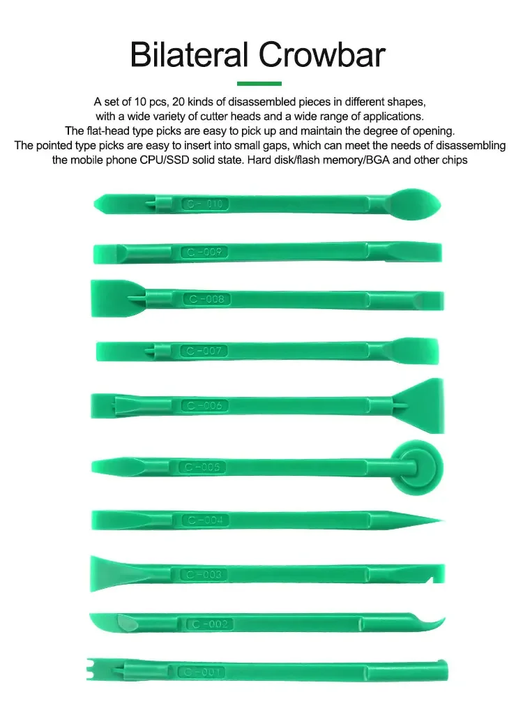 RELIFE для мобильных телефонов 10 в 1 многофункциональный набор инструментов