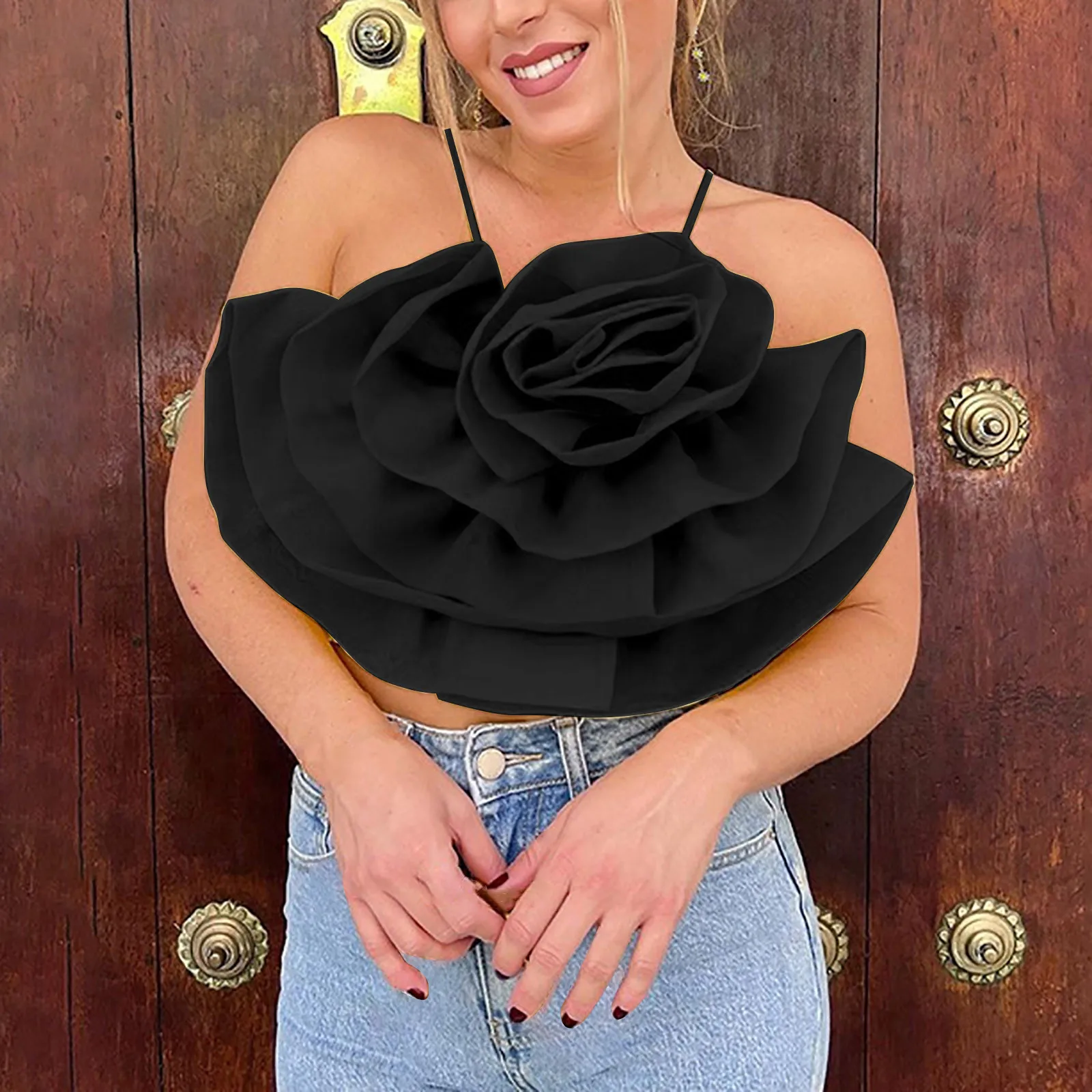 

Women Sexy Appliques Lace Backless Costume Bustier Crop Top Womens Tee Shirt Loose Womens Stretch T Shirt
