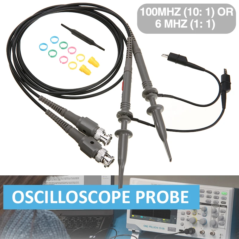 

1 пара, универсальные переключаемые щупы осциллографа высокого качества