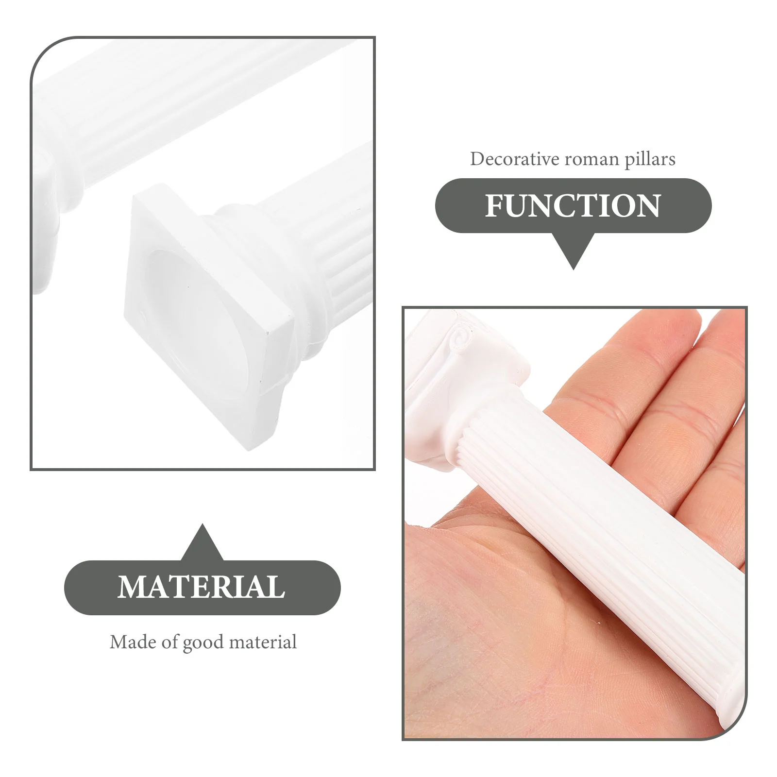 6 шт. римская модель колонны столбы для дома декоративные украшения входа уличные