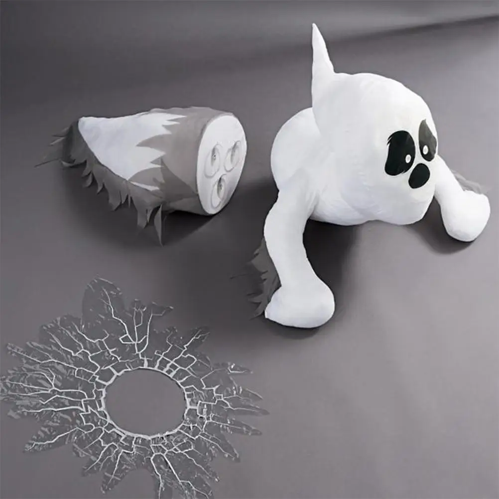 

2023 Halloween Window Crashing Ghosts Halloween Window Decoration Broken Window Ghost for Indoor or Outdoor Party Decoration