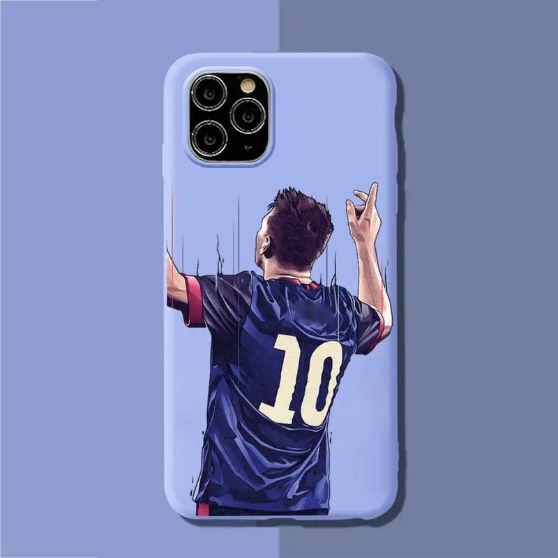 

Football Phone Case for iPhone 11 12 13 Mini Pro Xs Max 8 7 6 6S Plus X XR Solid Candy Color Case