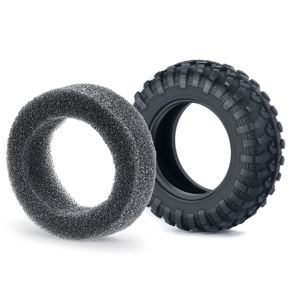 4Pcs Rubber Tires 42X15mm Wheel Tire Tyre for Kyosho Mini-Z 4X4 SUZUKI Jimny RC Crawler Car Upgrades Parts