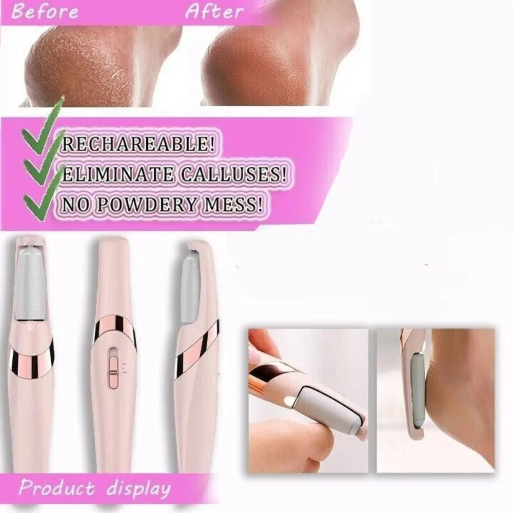 

USB Rechargeable Electric Foot File Feet Callus Remover Foot Care Pedicure Tool Automatic Dead Skin Foot Grinder File