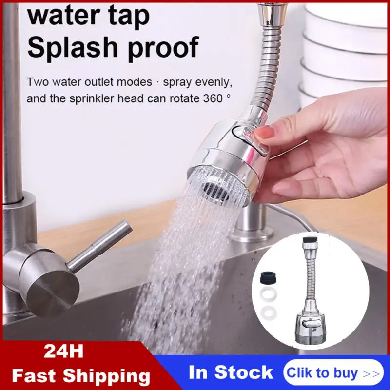 

360 Degree Rotate Faucet Aerator Water Tap Bubbler Extender Adjustment Water Save High Pressure Nozzle Kitchen Sink Accessories