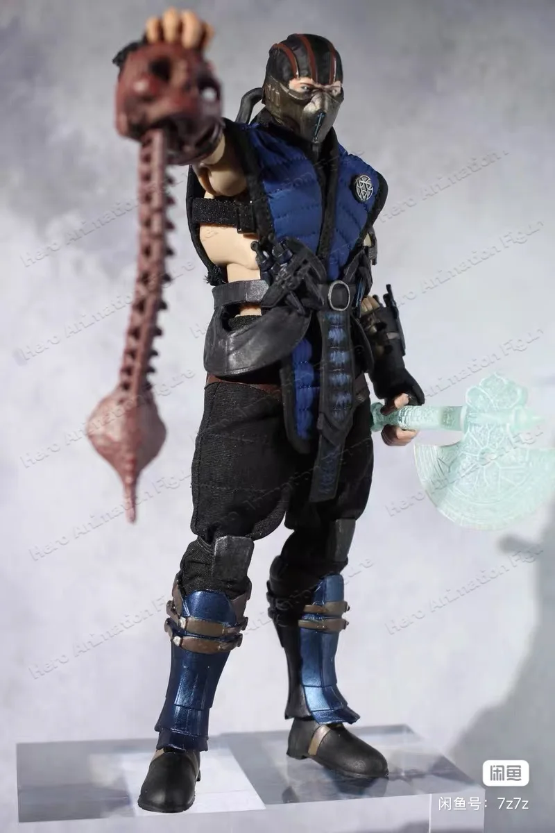 Фото НОВАЯ Оригинальная фигурка JM Toys Mortal Kombat Sub-Zero, классическое переиздание, коллекционная модель, подарок для коллекционеров №1