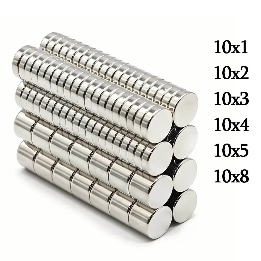 

Суперсильный круглый неодимовый магнит Мощные магниты N35 маленький постоянный магнитный магнит NdfeB на холодильник 10x1 10x2 10x3 мм