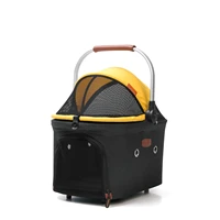 dog car seat portable pet basket bag carrier aviation case outdoor carry on for cats and dogs folding dog carrier