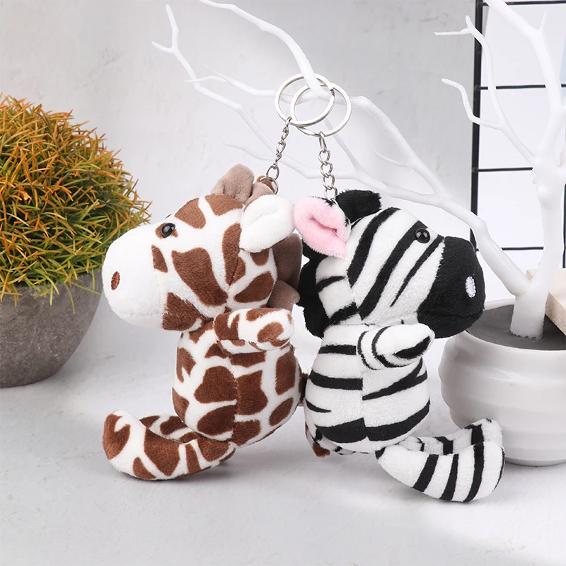 

1 шт., плюшевые игрушки в виде жирафа, зебры
