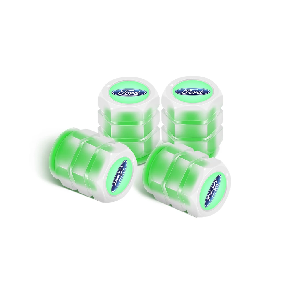 4 шт. светящиеся автомобильные шины шток клапана воздушные колпачки крышка авто