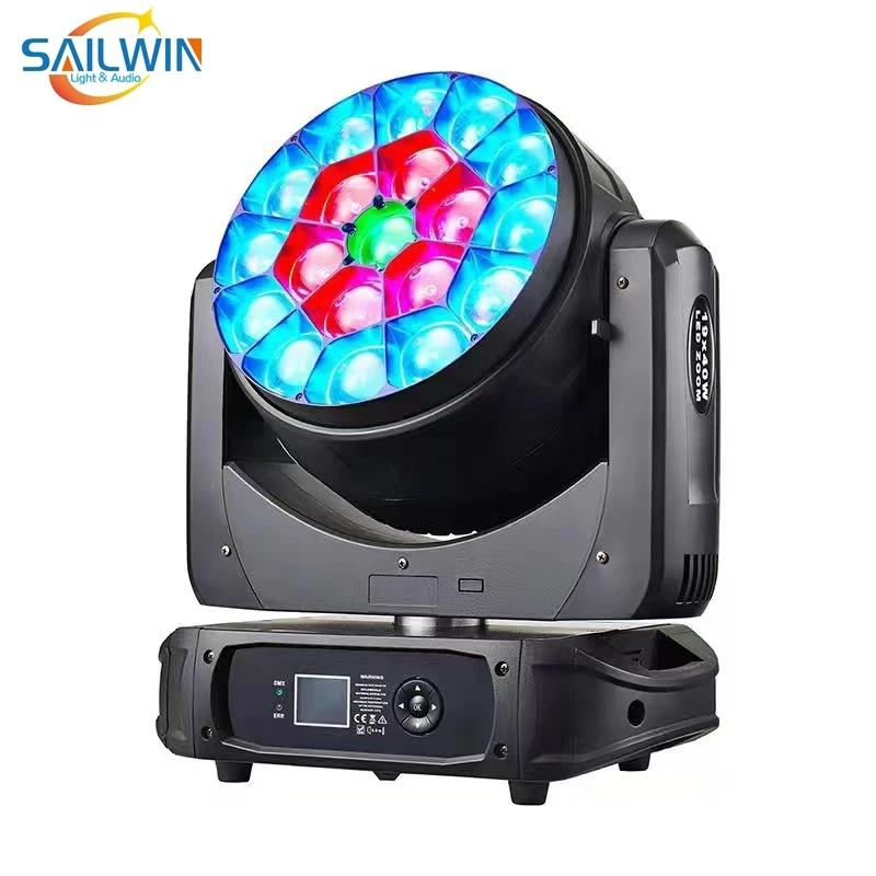 Сценическое освещение Sailwin CE 1940 19X40W RGBW K15 Big Eye DJ ZOOM Светодиодный светильник с