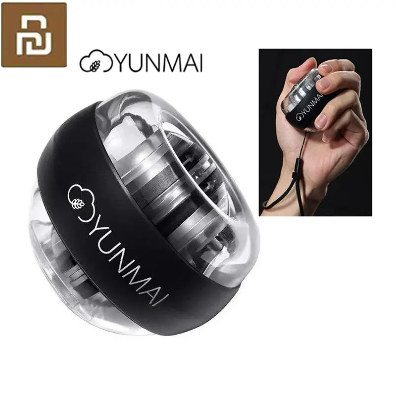 Youpin Yunmai Powerball Anti-stress Wrist Trainer LED Gyroball Essential Spinner Gyroscopic Forearm Exerciser Gyro Ball