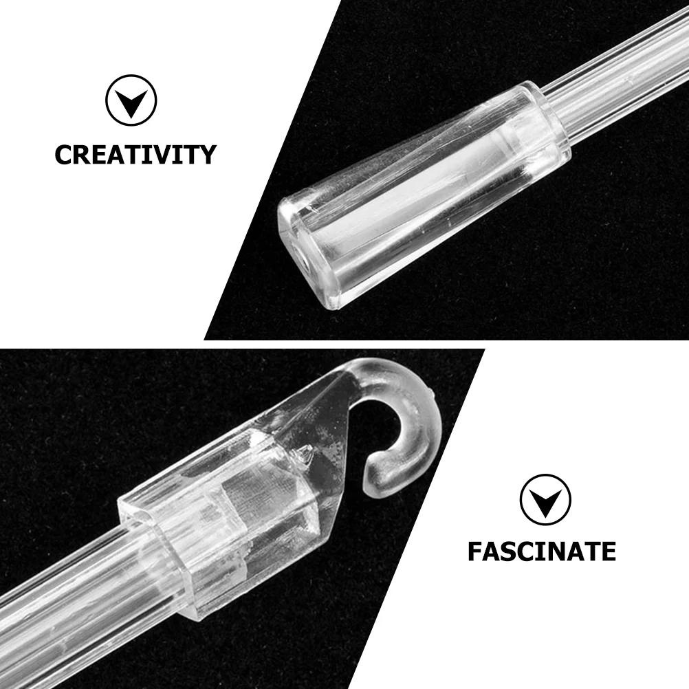 

Sheer Curtain Blind Wand Vertical Blind Stick Replacement Blind Tilt Rod Parts Clear Blind Stick
