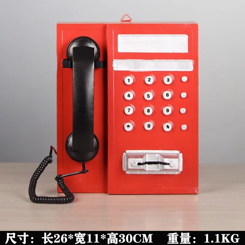 Винтажная розовая настенная Подвеска для телефона радиомодель украшение