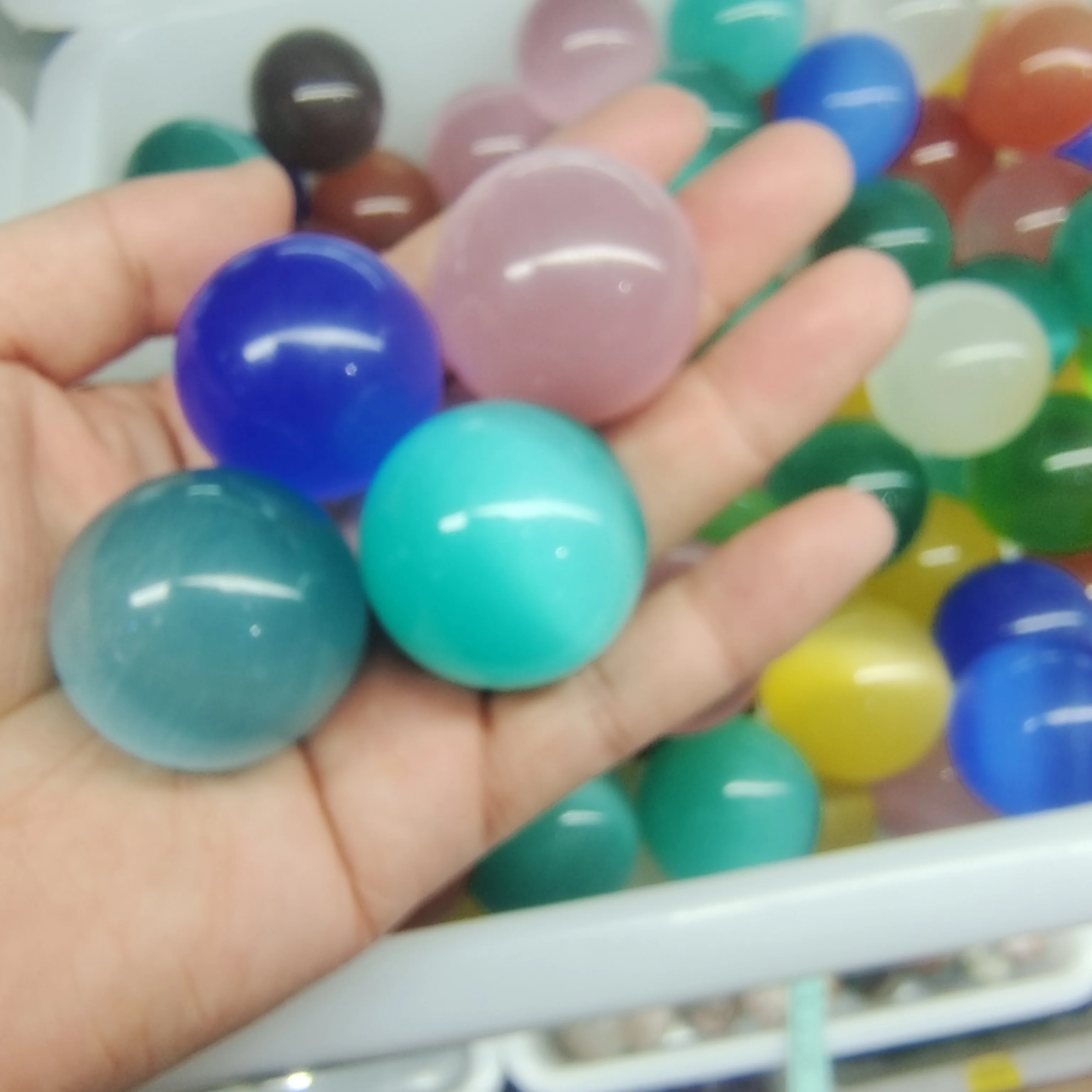 

1 шт., драгоценные камни-шарики с опалом, 25-30 мм