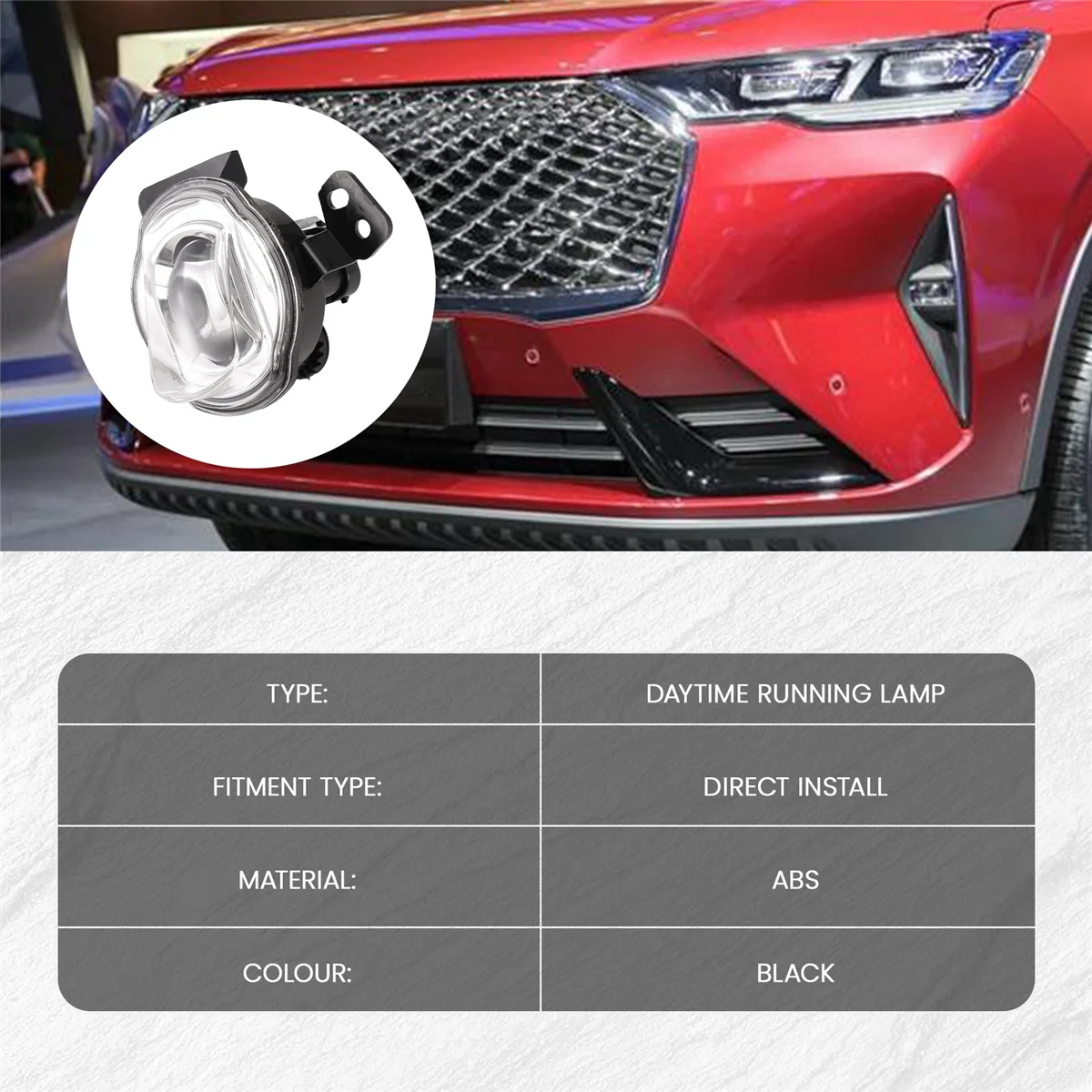 Передний бампер автомобиля дневные ходовые огни противотуманная фара в сборе