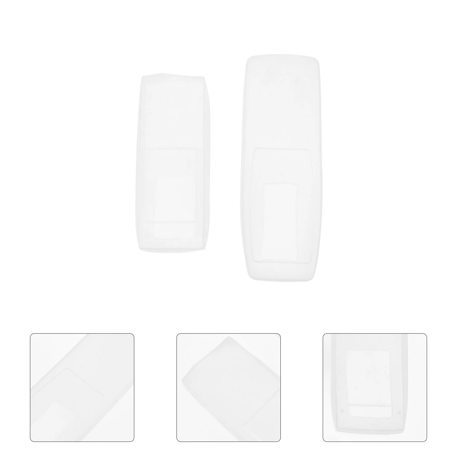 

4 Pcs Remote Control Case Controller Household Cover Protector Dustproof Sleeve White Protective Silicone