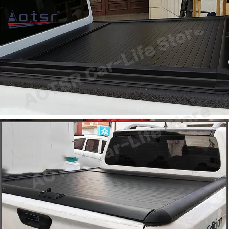 Фото Высококачественная выдвижная роллетная крышка кузова для пикапов Great Wall Wingle, Isuzu D-Max, Lingtuo, JMC Remax №4