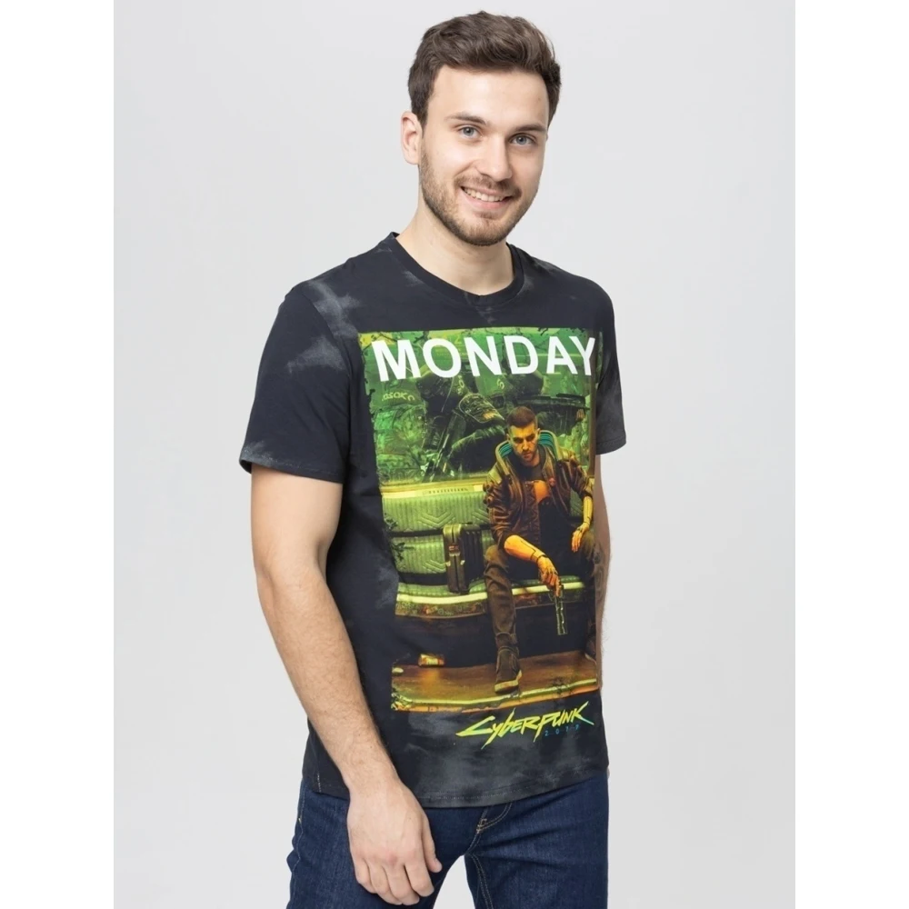 Футболка мужская FortyFour MT007 темно-серый хлопок 100%