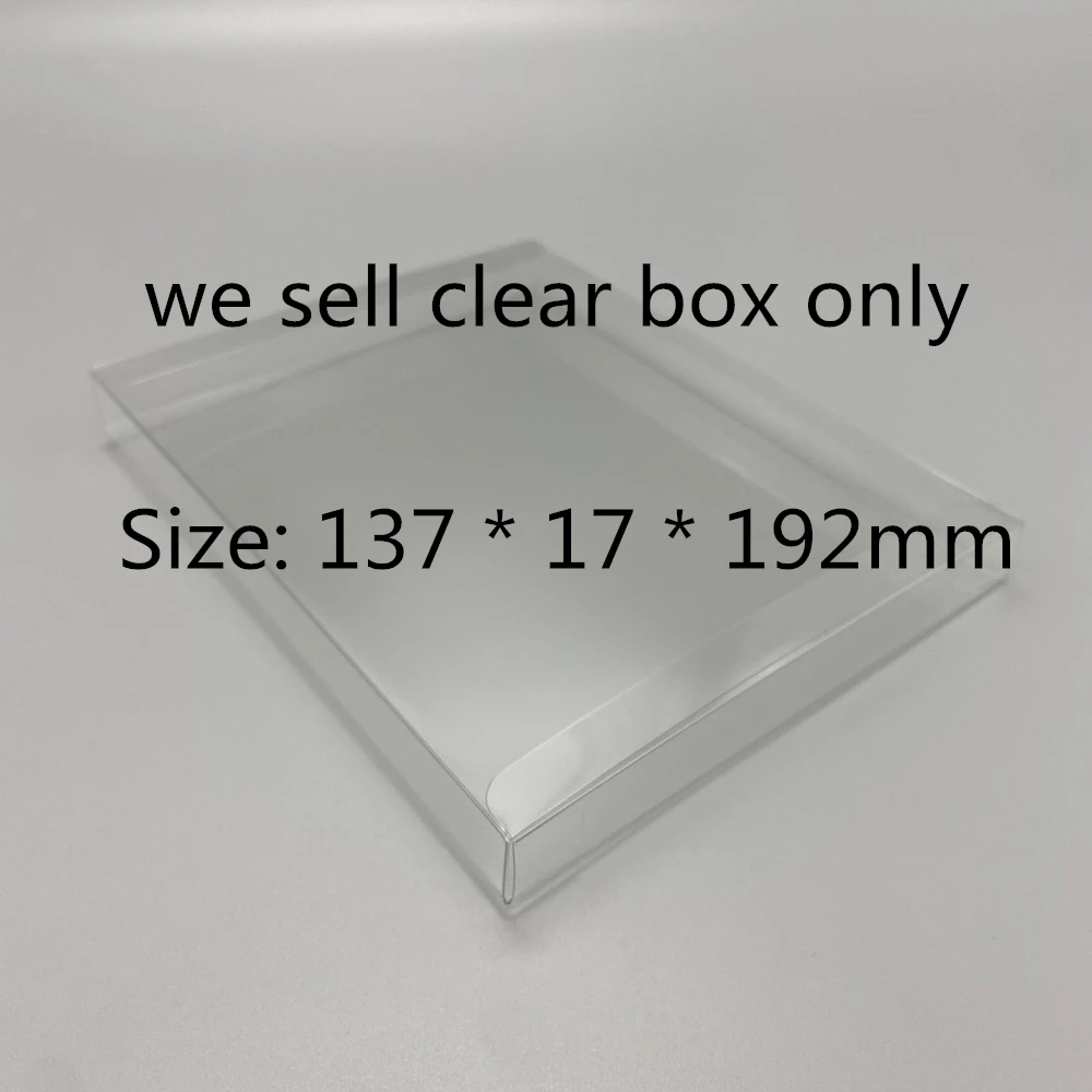 

Коллекционная демонстрационная коробка для PS2/Sony PlayStation 2, прозрачные коробки для хранения игр, прозрачная оболочка