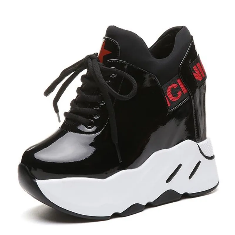 

Женские повседневные ботинки со шнуровкой, на высоком каблуке