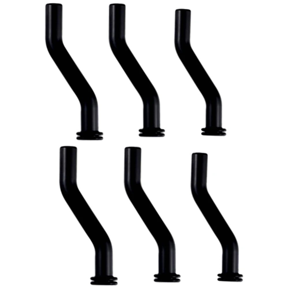 

6Pcs Vacuum Hose 596163 593998 797408 Black Universal Silicone Vacuum Tube Hose Vacuum Cleaner Hose GardenAccessaries