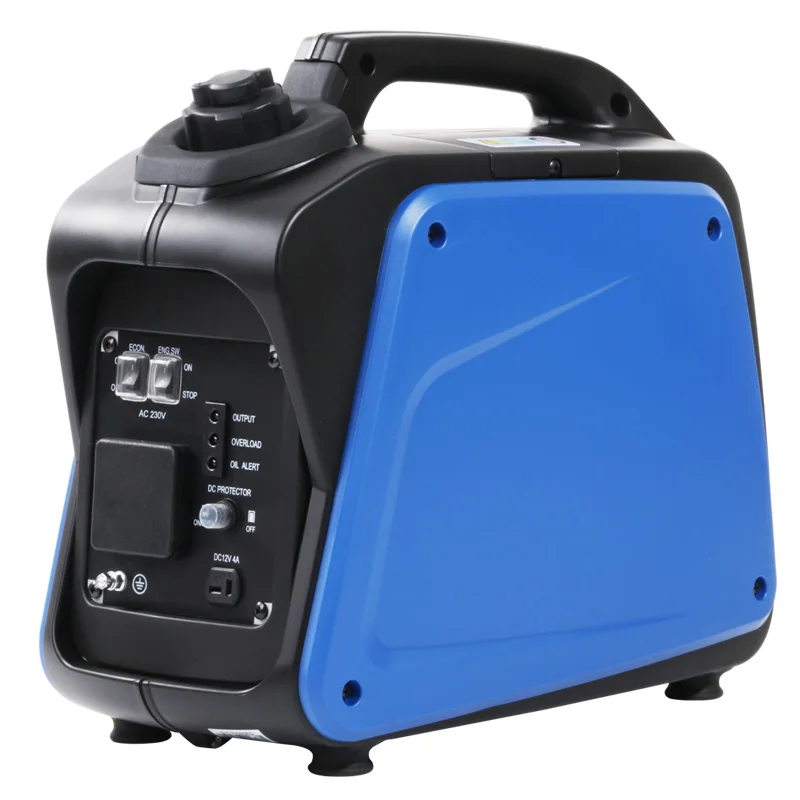 

220V Portable Silent Camping Gasoline Power Inverter Generator Set 800W