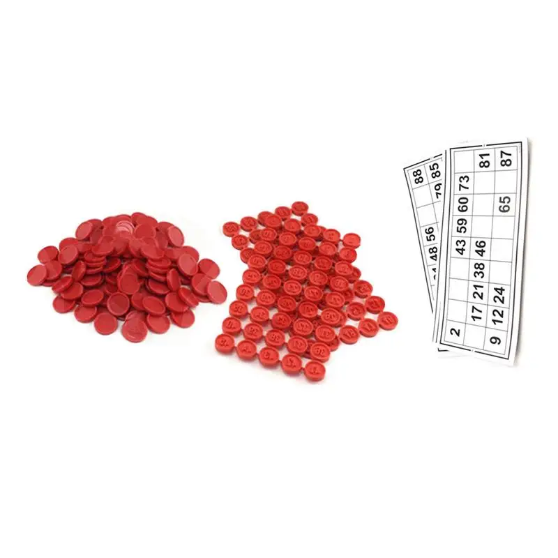 

Bingo Game Set Bingo Game With Bingo Cards And Chips Russian Board Game Classic Fun And Party Games For Seniors Family And Kids