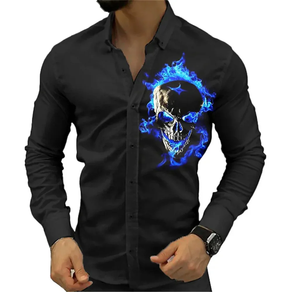 2023 New Fashion Social Club Minister Sleeve Shirts Street Casual Men's Printing Latinth Designer Clothing Designer Clothing Top