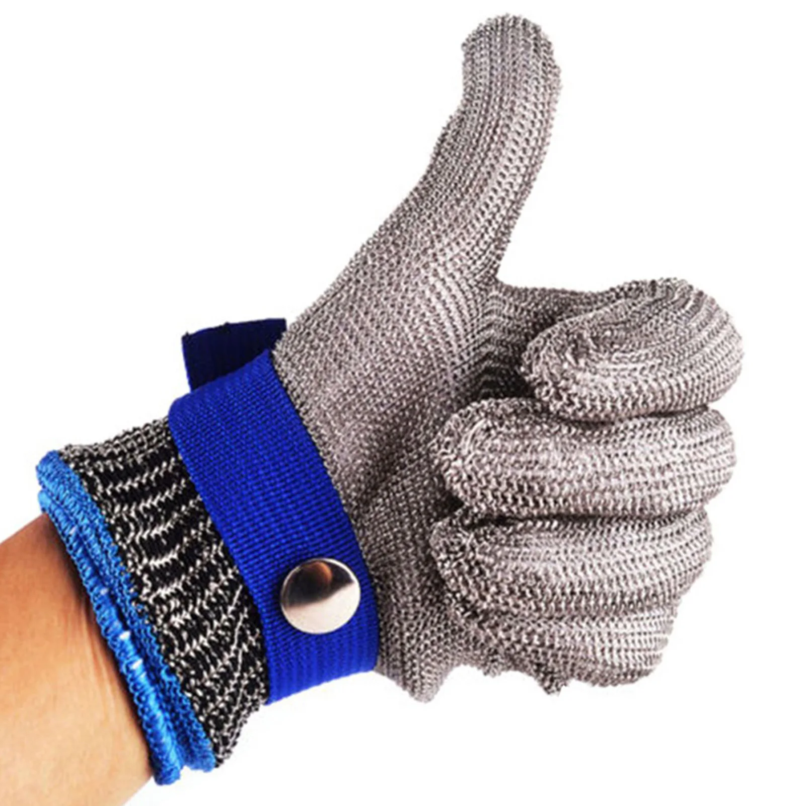 

1pc Anti Slip Butcher Work Gloves Oyster Shucking Cut Resistant Peeling Chopping Stainless Steel Wire Safety Carving Protective