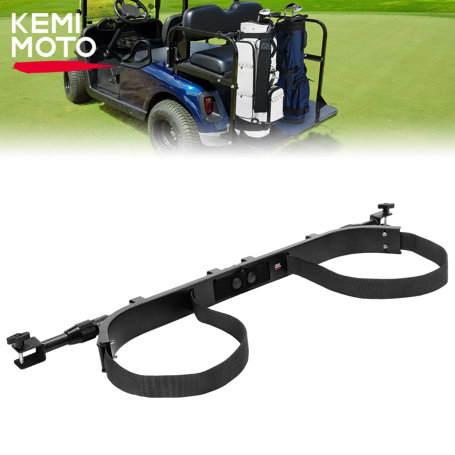 Bag Holder Bracket Bar Rack For Golf Cart Rear Seat For Ezgo Txt Rxv For Club Car Ds Precedent Tempo Onward