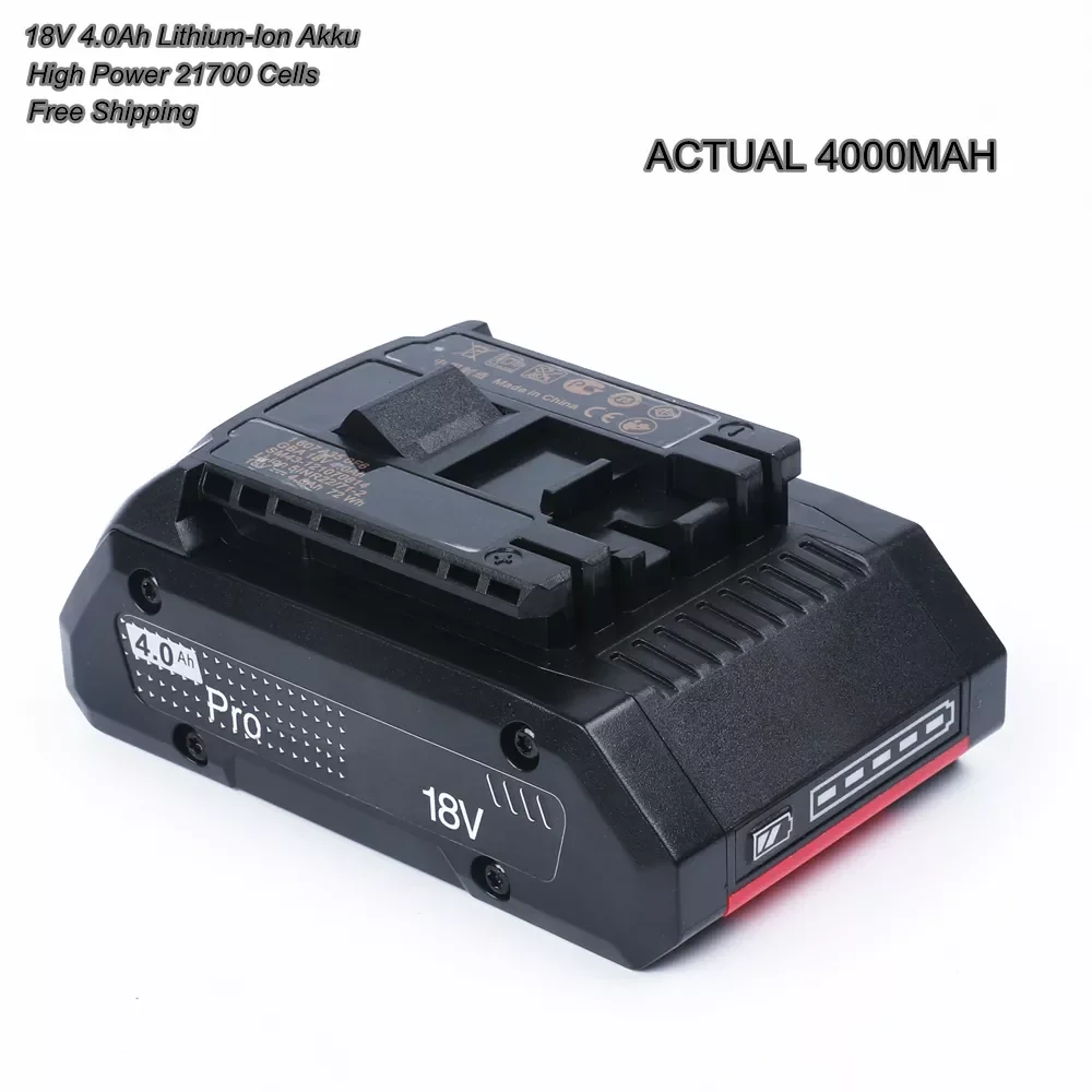 

Factory New 18V 4.0Ah Lithium-Ion Battery for Procore 1600A016GB for Bosch 18 Volt MAX Cordless Power Tool Drills, Free Shipping