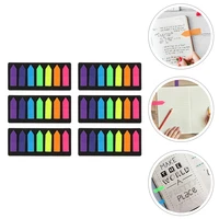 6sets adhesive page markers sticky page markers portable stickers memo pads page marker tabs sticky tabs