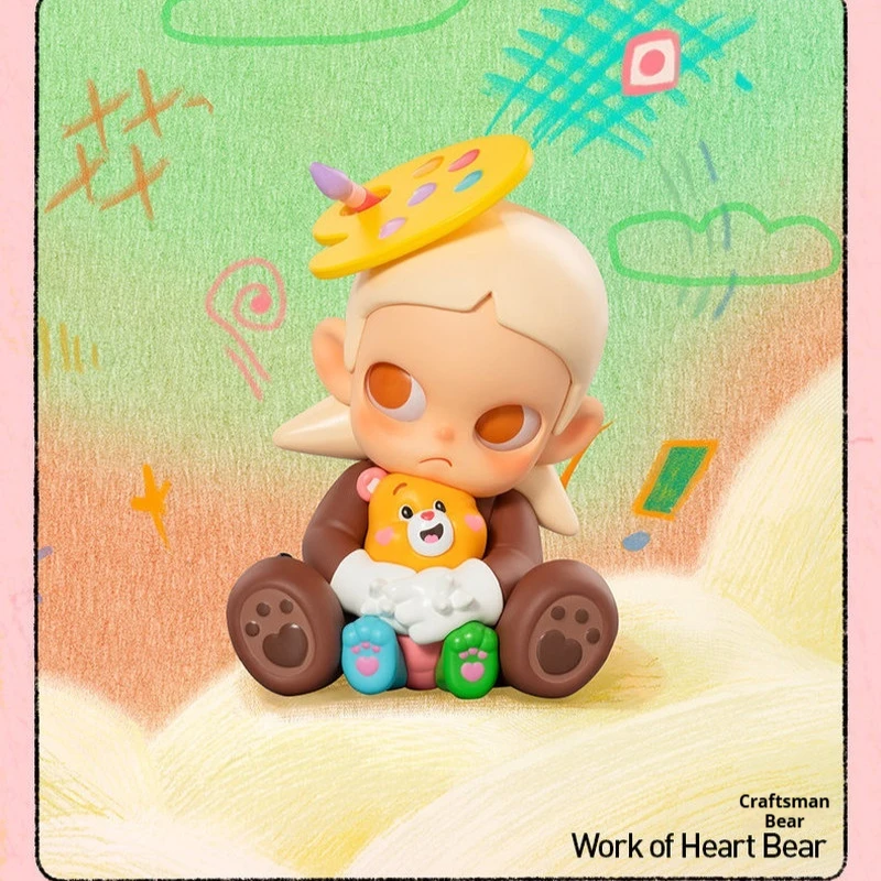 Фото POP MART Zsiga Care Bears Series: Коллекционные фигурки-сюрпризы, милые плюшевые куклы-украшения, игрушки-подарки для детей (12 обычных, 1 скрытый стиль) №5