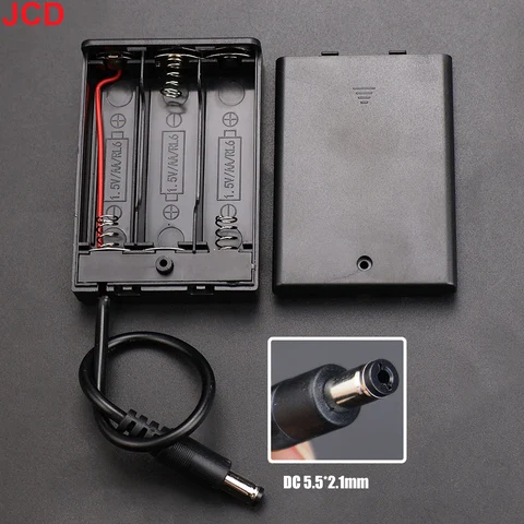 Держатель для 3 батареек AA/AAA JCD с кабелем