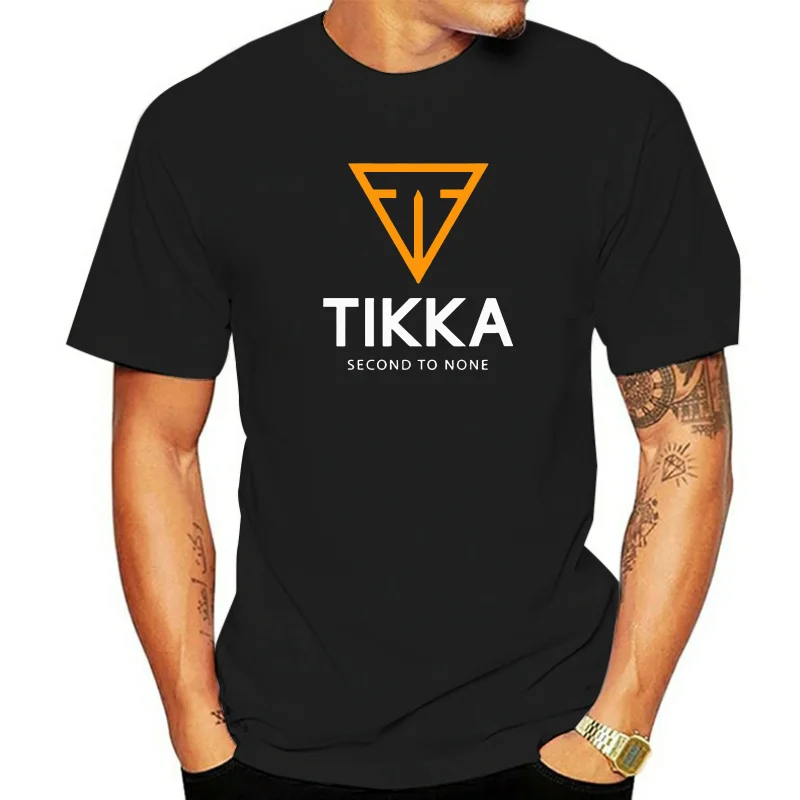 Tikka Sako Firearms Новая футболка черно-белая Avl