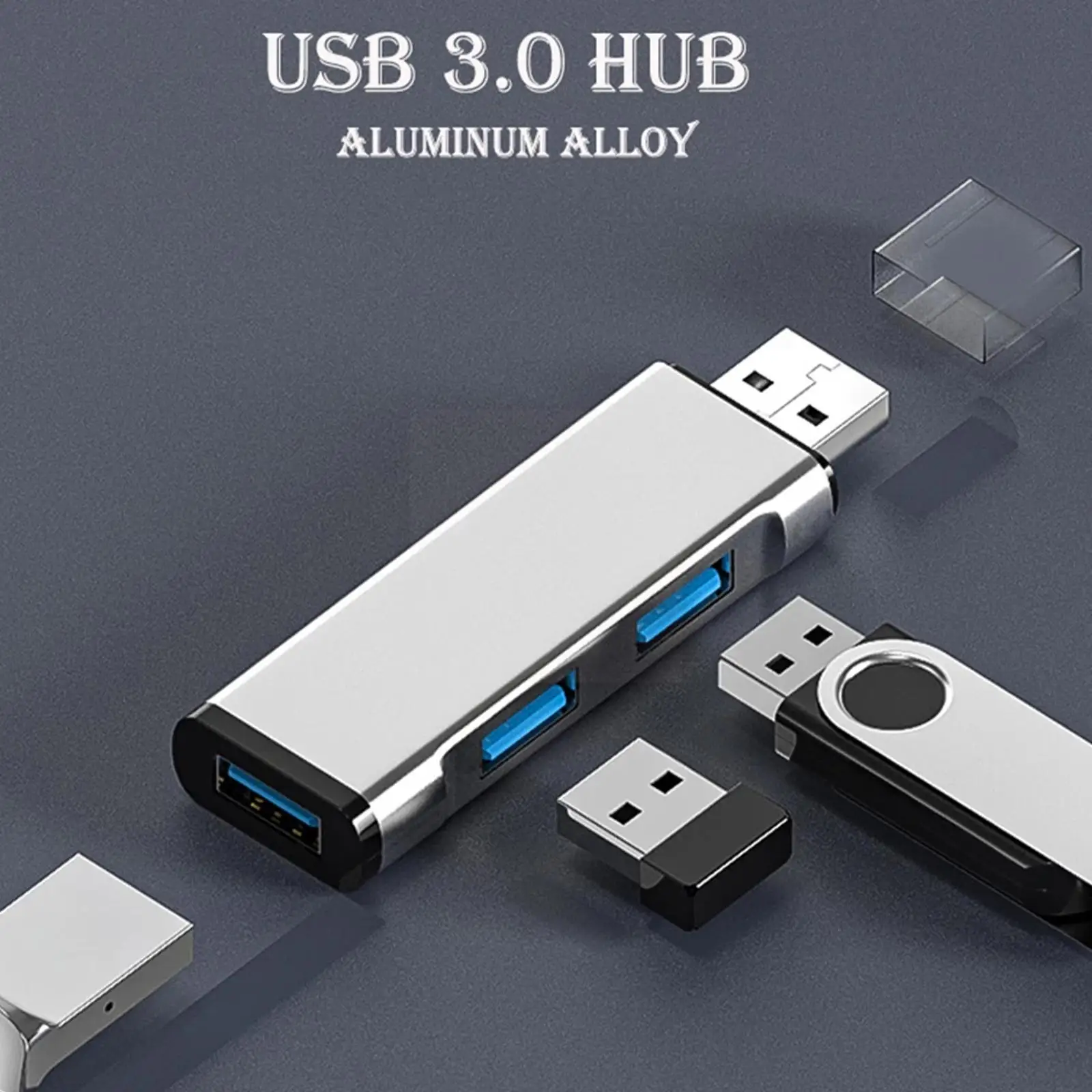 

Высокоскоростной Универсальный Usb-разветвитель с 3 портами Usb 3,0 и кабелем