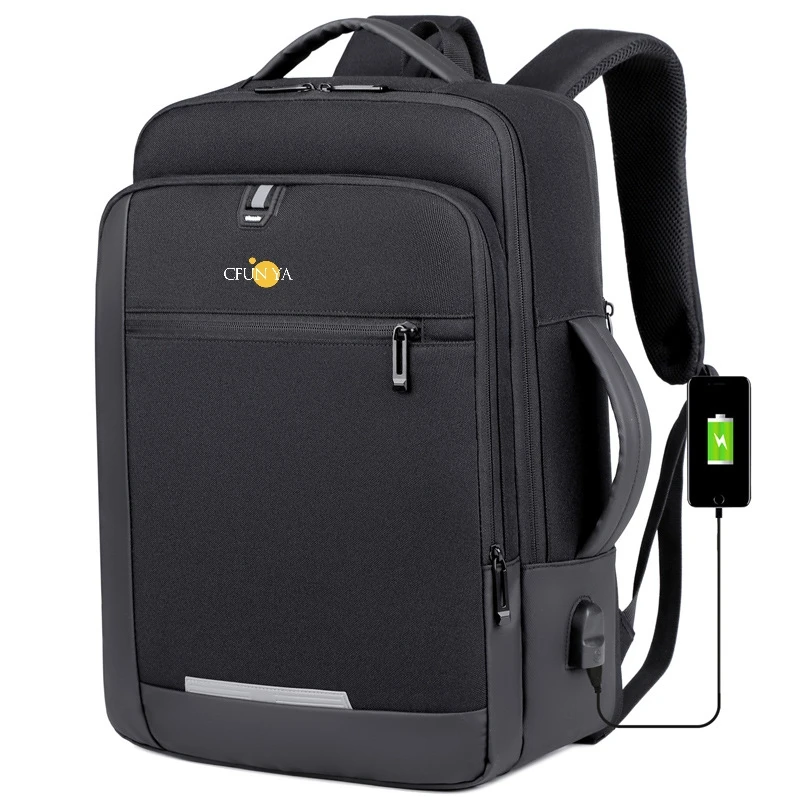 

Рюкзак CFUN YA мужской расширяемый, многофункциональный ранец большой вместимости для ноутбука, дорожная сумка унисекс