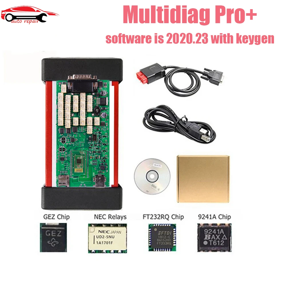 

Multidiag Pro + V3.0 TCS 2020.23 with Keygen ODB2 Scanner with Double Board&Single Board For Truck Car Diagnostic Tools
