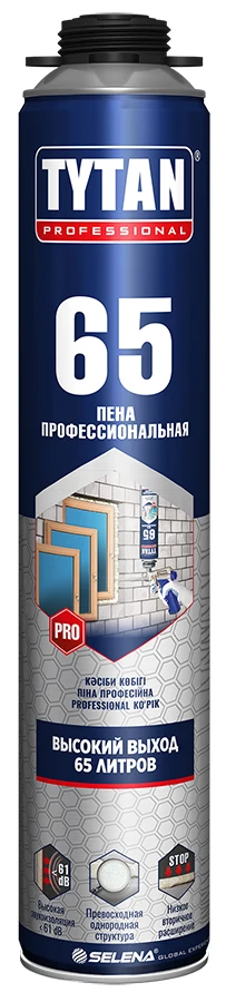 ТИТАН 65 Профи пена монтажная (750мл) |