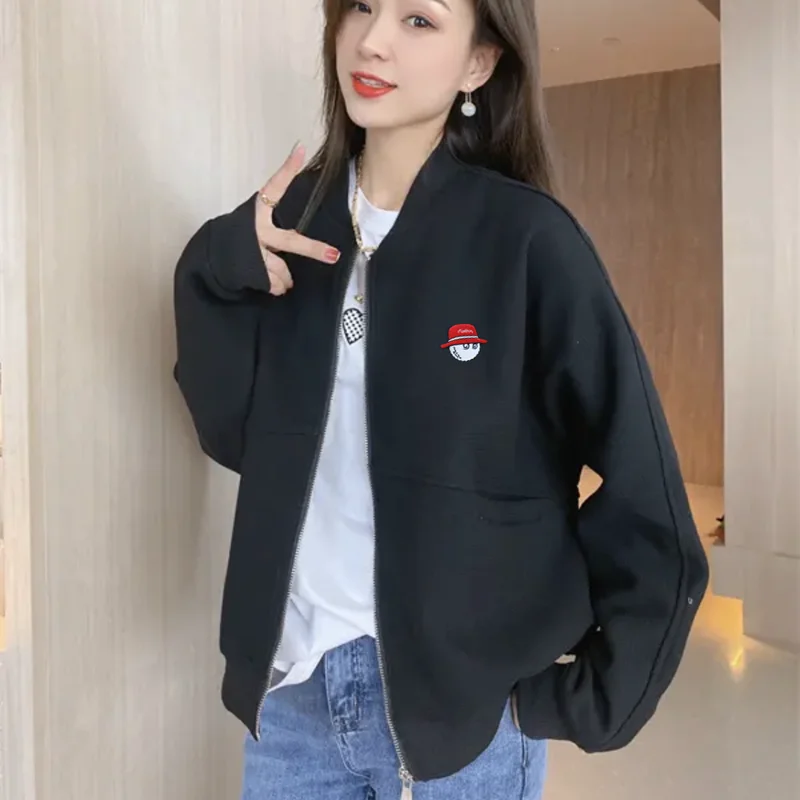 New Women's Golf Clothing 2022 Autumn Women Casual Fashion Windbreak Jackets Women's Golf Suit Women Malbon Golf Wear