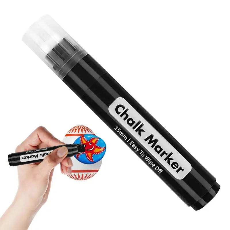 Chalkboard Marker With 15mm Wide Tips Erasable Chalk Pen Liquid Car Markers Chalkboard Markers For Windows