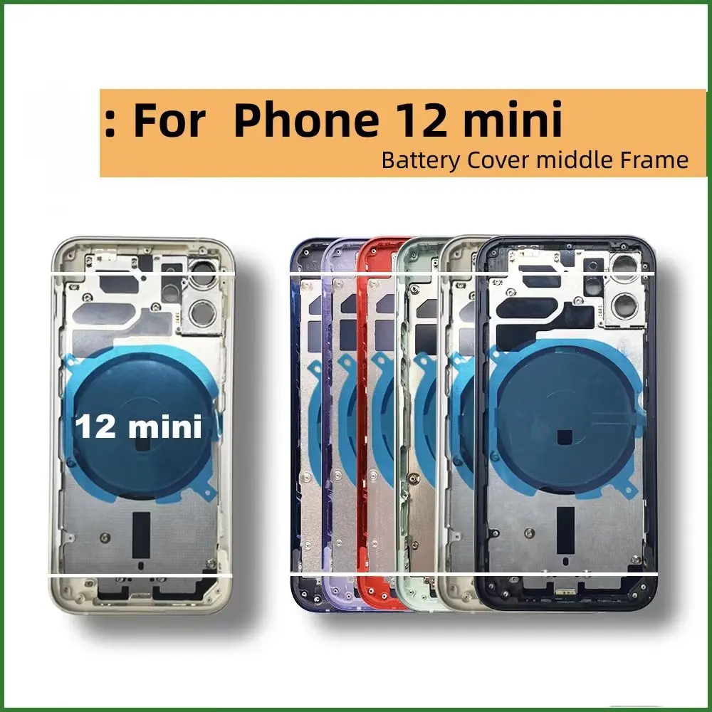 Оригинальный задний корпус для iPhone 12 Mini, задний корпус, крышка ...