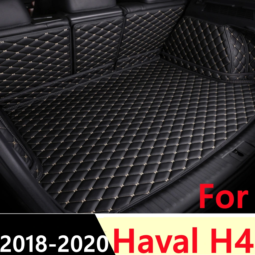 

Коврик для багажника автомобиля для Haval H4 2018-20, для любой погоды, XPE, кожаный, под заказ, задние части для груза, коврик, подкладка для багажник...