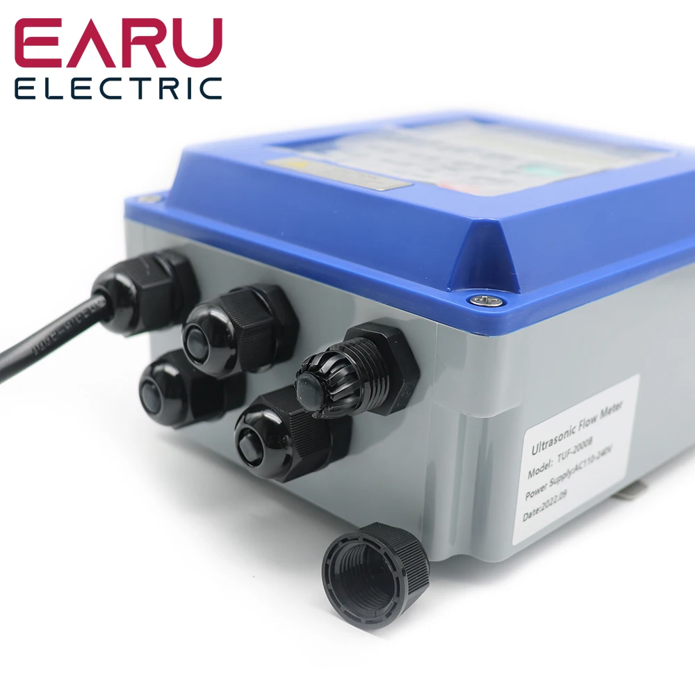 Фото TUF-2000B Настенный ультразвуковой расходомер с зажимом RS485 MODBUS Цифровой расходомер воды и жидкости TS-2 TM-1 TL-1 TS-2-HT TM-1-HT №4