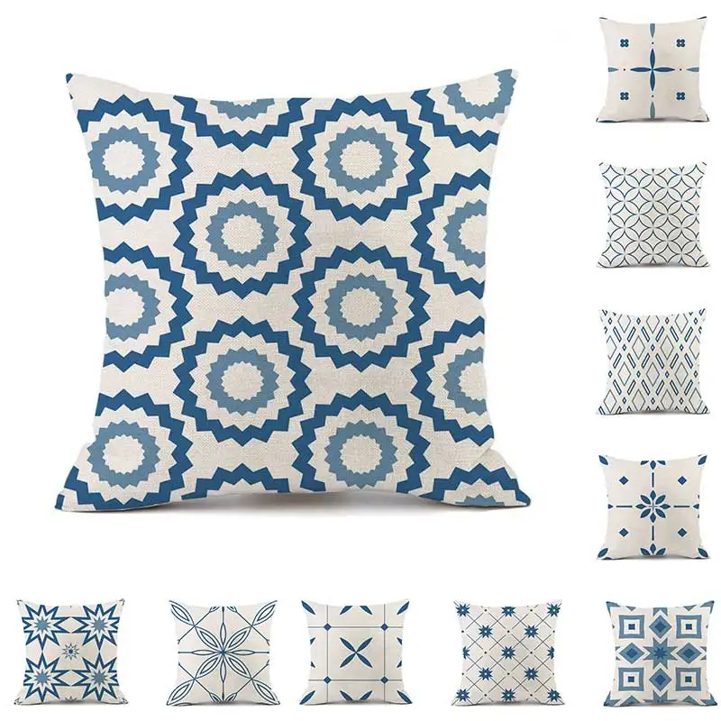 

45x45 см чехол для подушки с геометрическим рисунком для дивана, домашней кровати, мягкий Бархатный Чехол для подушки, чехол для подушки, квадр...