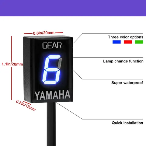 Индикатор передачи для yamaha r6 XJ6 FZ8 R1 FZ400 FZS XJR400 FZ1 MT01 MT-03 FZ16 fjr1300 xjr 1300 Xvs950A